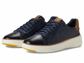 送料無料 コールハーン Cole Haan メンズ 男性用 シューズ 靴 スニーカー 運動靴 Grandpro Topspin Sneaker - Navy Blazer Leather/British Tan/Ivory