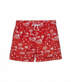 送料無料 Janie and Jack 男の子用 スポーツ・アウトドア用品 キッズ 子供用水着 Printed Swim Trunk (Toddler/Little Kids/Big Kids) - Moto Red Beach Toile