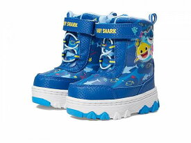 送料無料 ジョスモ Josmo キッズ 子供用 キッズシューズ 子供靴 ブーツ スノーブーツ Baby Shark Snowboot (Toddler/Little Kid) - Blue/Yellow