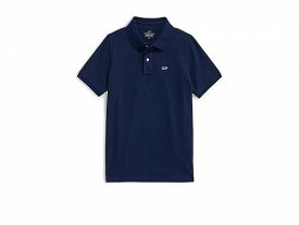 送料無料 バインヤード・バインズ Vineyard Vines Kids 男の子用 ファッション 子供服 ポロシャツ Boys Heritage Pique Polo (Little Kid) - Nautical Navy