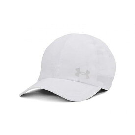 送料無料 アンダーアーマー Under Armour メンズ 男性用 ファッション雑貨 小物 帽子 野球帽 キャップ Iso-Chill Launch Adjustable Hat - White/White/Reflective