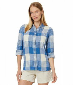 送料無料 ペンドルトン Pendleton レディース 女性用 ファッション ボタンシャツ Adley Long Sleeve Shirt - Blue/Ivory Check