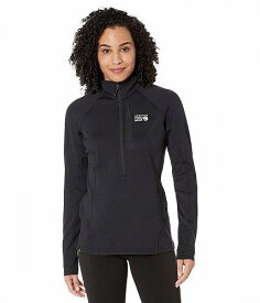 送料無料 マウンテンハードウエア Mountain Hardwear レディース 女性用 ファッション アクティブシャツ Polartec(R) Power Grid 1/2 Zip Jacket - Black