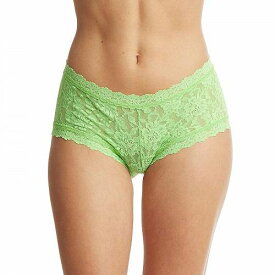 送料無料 ハンキーパンキー Hanky Panky レディース 女性用 ファッション 下着 ショーツ Signature Lace boyshorts - Kiwi Punch