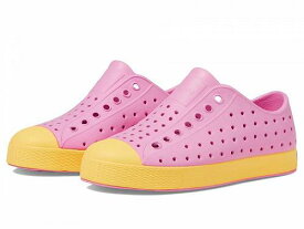 送料無料 ネイティブ Native Shoes Kids キッズ 子供用 キッズシューズ 子供靴 スニーカー 運動靴 Jefferson (Little Kid/Big Kid) - Chillberry Pink/Pineapple Yellow
