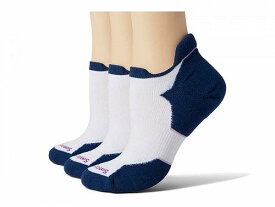 送料無料 スマートウール Smartwool レディース 女性用 ファッション ソックス 靴下 Run Targeted Cushion Low Ankle Socks 3-Pack - White