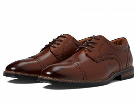 送料無料 ナンブッシュ Nunn Bush メンズ 男性用 シューズ 靴 オックスフォード 紳士靴 通勤靴 Centro Flex Cap Toe Oxford - Cognac