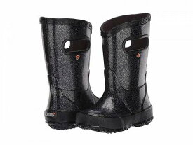 送料無料 ボグス Bogs Kids 女の子用 キッズシューズ 子供靴 ブーツ レインブーツ Rain Boot Glitter (Toddler/Little Kid/Big Kid) - Black