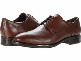 送料無料 エコー ECCO メンズ 男性用 シューズ 靴 オックスフォード 紳士靴 通勤靴 Citytray Plain Toe Tie - Cognac