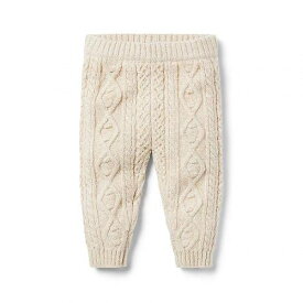 送料無料 Janie and Jack キッズ 子供用 ファッション 子供服 パンツ ズボン Cabled Sweater Pants (Infant) - Cream