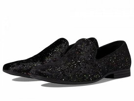 送料無料 ステーシーアダムス Stacy Adams メンズ 男性用 シューズ 靴 ローファー Stellar Glitter Slip-On Loafer - Black