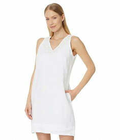 送料無料 トミーバハマ Tommy Bahama レディース 女性用 ファッション ドレス Two Palms Shell Emb Dress - White