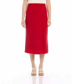 送料無料 カレンケーン Karen Kane レディース 女性用 ファッション スカート Bias Cut Midi Skirt - Red 2