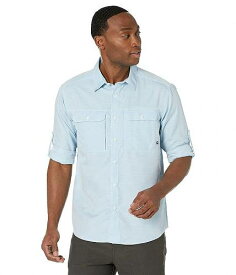 送料無料 マウンテンハードウエア Mountain Hardwear メンズ 男性用 ファッション ボタンシャツ Canyon(TM) L/S Shirt - Blue Chambray