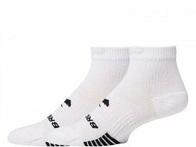 送料無料 ブルックス Brooks ファッション ソックス 靴下 Ghost Lite Quarter Socks 2-Pack - White