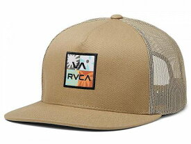 送料無料 ルーカ RVCA メンズ 男性用 ファッション雑貨 小物 帽子 VA All The Way Print Trucker - Dark Khaki