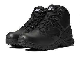 送料無料 オリジナルスワット Original S.W.A.T. シューズ 靴 ブーツ ワークブーツ Alpha Fury 6&quot; Side Zip Leather Toe Waterproof - Black