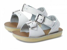 送料無料 Salt Water Sandal by Hoy Shoes キッズ 子供用 キッズシューズ 子供靴 サンダル Surfer Hook &amp; Loop (Toddler/Little Kid) - White