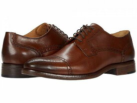 送料無料 ジョーンストンアンドマーフィー Johnston &amp; Murphy メンズ 男性用 シューズ 靴 オックスフォード 紳士靴 通勤靴 Lewis Cap Toe - Tan Full Grain Leather