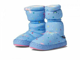 送料無料 Joules Kids 女の子用 キッズシューズ 子供靴 スリッパ Padabout Boot Slippers (Toddler/Little Kid/Big Kid) - Blue Horse 1