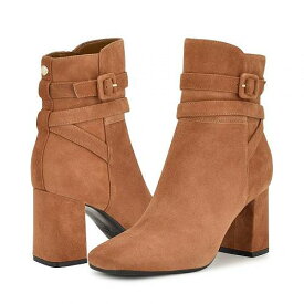 送料無料 ナインウエスト Nine West レディース 女性用 シューズ 靴 ブーツ アンクル ショートブーツ Quena 9X9 - Medium Natural Suede