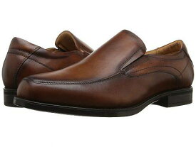 送料無料 フローシャイム Florsheim メンズ 男性用 シューズ 靴 ローファー Midtown Moc Toe Slip-On - Cognac Smooth