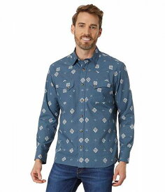 送料無料 ペンドルトン Pendleton メンズ 男性用 ファッション ボタンシャツ Laramie Shirt Long Sleeve - Misty Blue