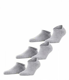 送料無料 ファルケ Falke ファッション ソックス 靴下 Cool Kick Sneaker Socks 3-Pack - Grey (Light Grey 3400)