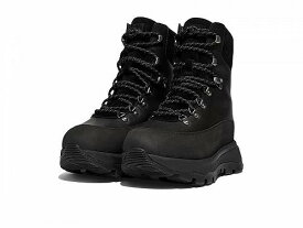 送料無料 フィットフロップ FitFlop レディース 女性用 シューズ 靴 ブーツ レースアップ 編み上げ Neo-D-Hyker Waterproof Leather/Suede Outdoor Boots - All Black