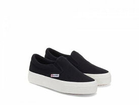 送料無料 スペルガ Superga レディース 女性用 シューズ 靴 スニーカー 運動靴 2740 Platform Slip On - Black