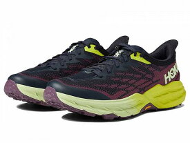 送料無料 ホカ Hoka レディース 女性用 シューズ 靴 スニーカー 運動靴 Speedgoat 5 - Blue Graphite/Evening Primrose