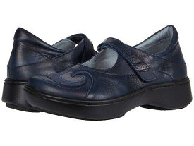 送料無料 ナオト Naot レディース 女性用 シューズ 靴 フラット Sea - Soft Ink Leather/Navy Velvet Nubuck