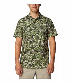 送料無料 コロンビア Columbia メンズ 男性用 ファッション ボタンシャツ Summit Valley(TM) Woven Short Sleeve Shirt - Canteen Pop Florid