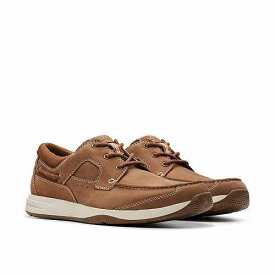 送料無料 クラークス Clarks メンズ 男性用 シューズ 靴 スニーカー 運動靴 Sailview Lace - Light Tan Nubuck