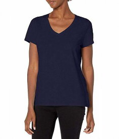 送料無料 カルバンクライン Calvin Klein レディース 女性用 ファッション Tシャツ Short Sleeve Cropped Logo T-Shirt - Navy Obsession