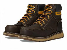 送料無料 キャタピラー Caterpillar メンズ 男性用 シューズ 靴 ブーツ ワークブーツ Calibrate ST - Leather Brown
