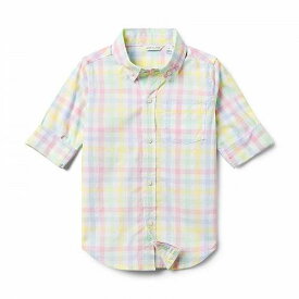 送料無料 Janie and Jack 男の子用 ファッション 子供服 ボタンシャツ Gingham Button Down Shirt (Toddler/Little Kids/Big Kids) - Multicolor