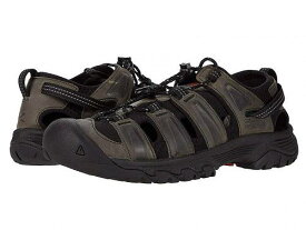 送料無料 キーン Keen メンズ 男性用 シューズ 靴 サンダル Targhee III Sandal - Grey/Black