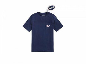 送料無料 バインヤード・バインズ Vineyard Vines Kids 男の子用 ファッション 子供服 Tシャツ Multi Sticker Short Sleeves Pocket Tee (Little Kid) - Nautical Navy