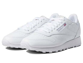 送料無料 リーボック Reebok Lifestyle シューズ 靴 スニーカー 運動靴 Classic Leather - White/Pure Grey 1
