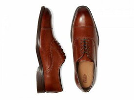 送料無料 ジョーンストンアンドマーフィー Johnston &amp; Murphy メンズ 男性用 シューズ 靴 オックスフォード 紳士靴 通勤靴 Meade Cap Toe - Tan Italian Calfskin