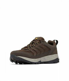 送料無料 コロンビア Columbia メンズ 男性用 シューズ 靴 ブーツ ハイキング トレッキング Strata Trail(TM) Low - Cordovan/Golden Yellow