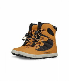 送料無料 メレル Merrell Kids キッズ 子供用 キッズシューズ 子供靴 ブーツ スノーブーツ Snow Bank 4.0 Waterproof (Little Kid/Big Kid) - Wheat/Black