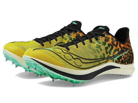 送料無料 サッカニー Saucony メンズ 男性用 シューズ 靴 スニーカー 運動靴 Endorphin Cheetah - Black/Vizi