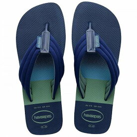 送料無料 ハワイアナス Havaianas メンズ 男性用 シューズ 靴 サンダル Urban Print Sandals - Indigo Blue