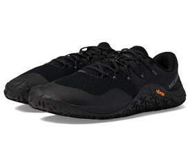 送料無料 メレル Merrell メンズ 男性用 シューズ 靴 ブーツ ハイキング トレッキング Trail Glove 7 - Black/Black