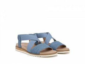 送料無料 ドクターショール Dr. Scholl&#039;s レディース 女性用 シューズ 靴 サンダル Islander Strappy Flat Sandal - Blue Denim