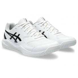 送料無料 アシックス ASICS メンズ 男性用 シューズ 靴 スニーカー 運動靴 GEL-Dedicate 8 Tennis Shoe - White/Black