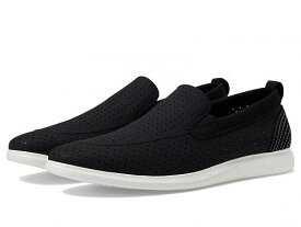 送料無料 ステーシーアダムス Stacy Adams メンズ 男性用 シューズ 靴 スニーカー 運動靴 Remy Perfed Slip-On - Black