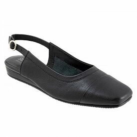 送料無料 ソフトウォーク SoftWalk レディース 女性用 シューズ 靴 フラット Vittoria - Black